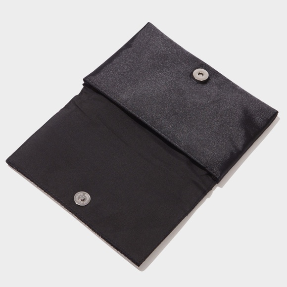 STELLA CRYSTAL BAG by Amber Sceats -NWT  Satin/Cubic Zirconia crystal cl… - Picture 2 of 7